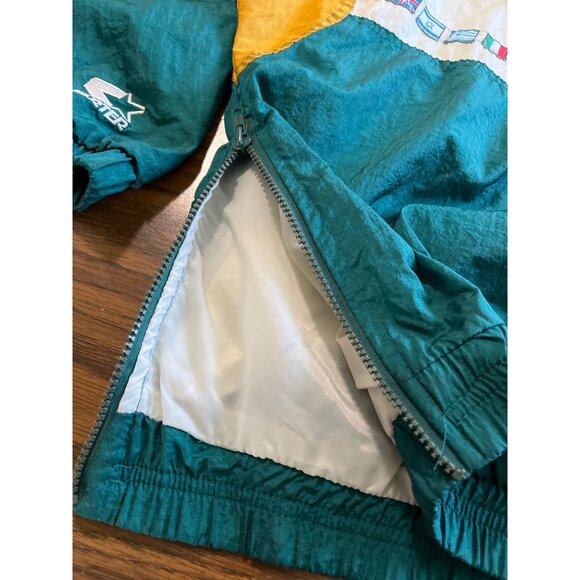 Olympic Games Collection by Starter Atlanta 1996 hooded half zip jacket size L - Picture 8 of 11